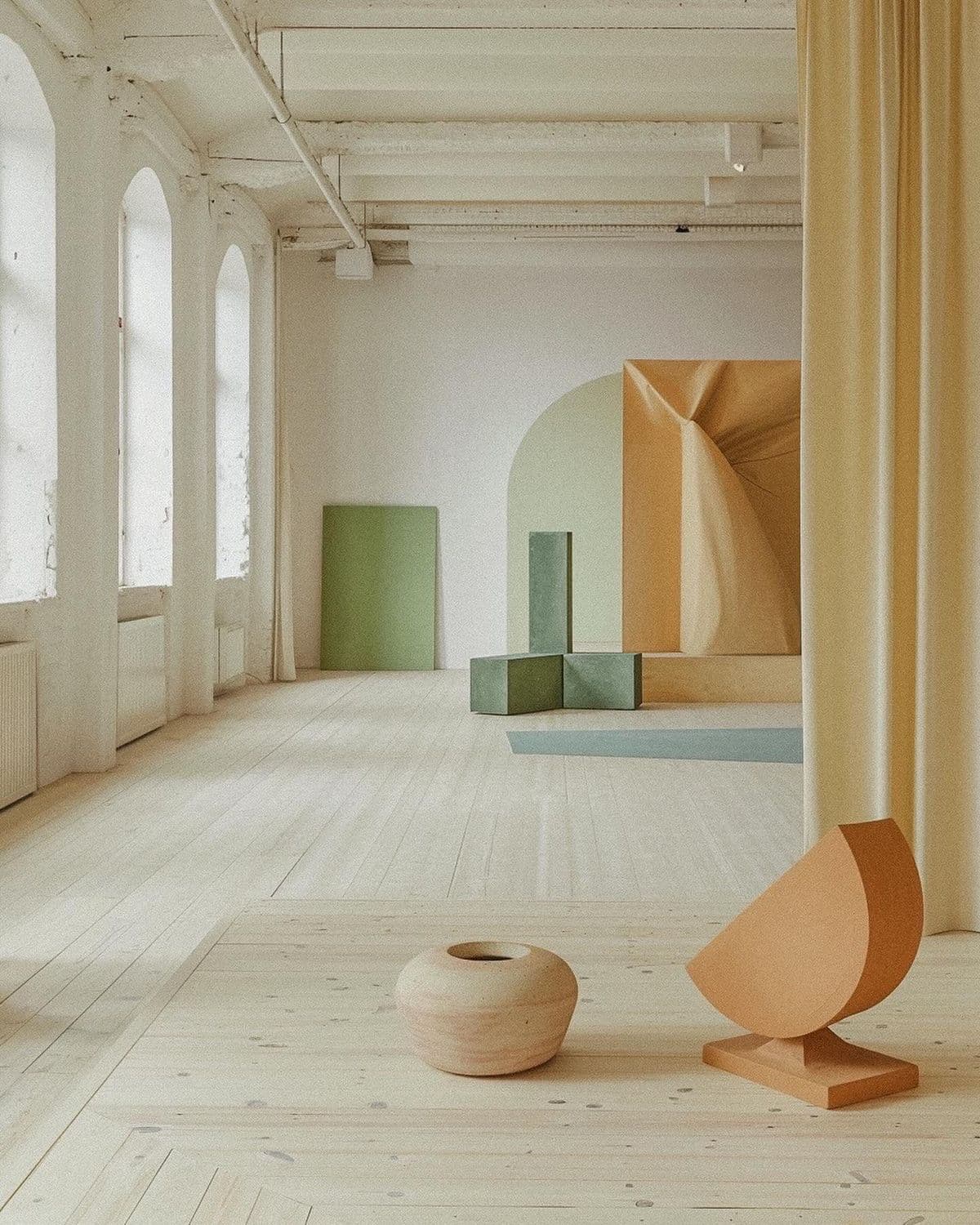 Warehouse interior view